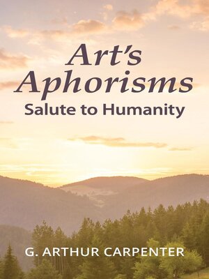 cover image of Art's Aphorisms